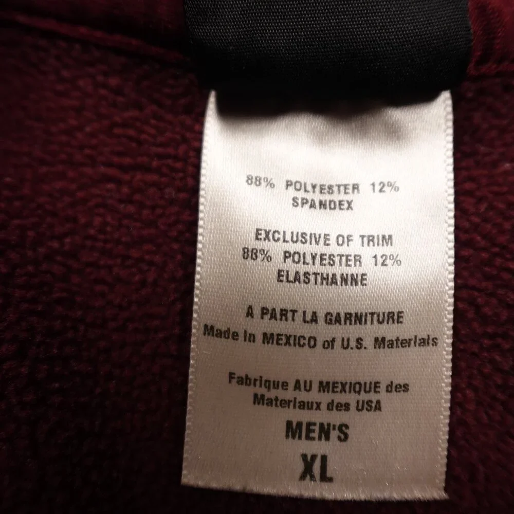 Patagonia Vintage Capilene Expedition Weight Stretch‎ Pullover Men’s XL Maroon